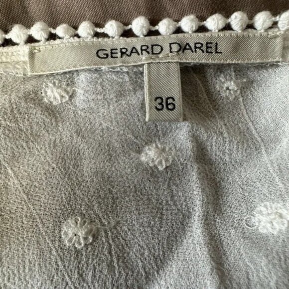 Gerard Darel Cream Blouse Size 36 - Picture 4 of 6